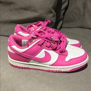 Pink and White Sneakers